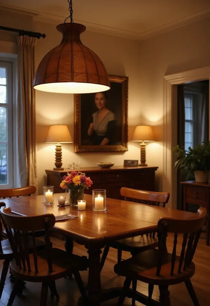 25 Coastal Dining Room Inspirations Full of Breezy Vibes - 19. Layered Lighting