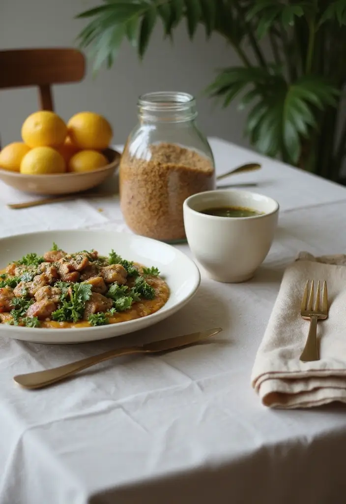25 Coastal Dining Room Inspirations Full of Breezy Vibes - 21. Sustainable Dining Practices