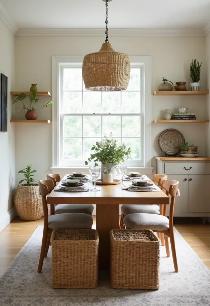 25 Dining Room Set Up Hacks for Function and Style - 11. Keep It Clutter-Free