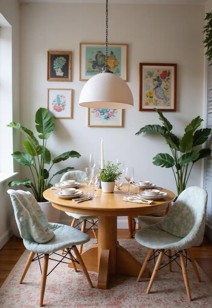 25 Dining Room Set Up Hacks for Function and Style - 23. Add a Dash of Whimsy