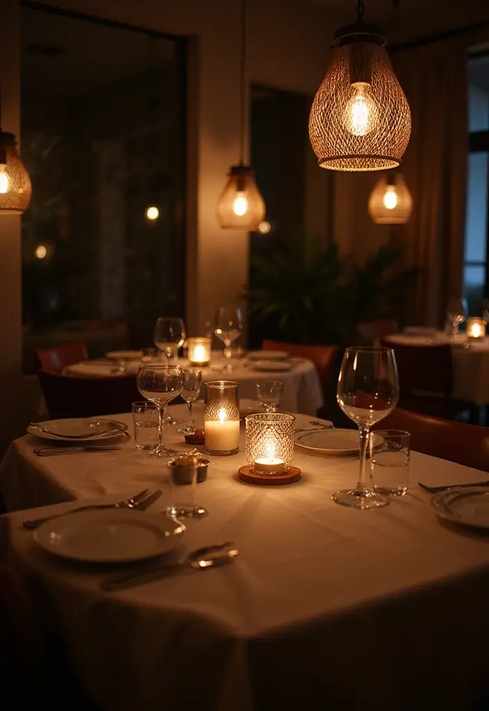 25 French Country Dining Room Designs with Rustic Elegance - 11. Soft Lighting