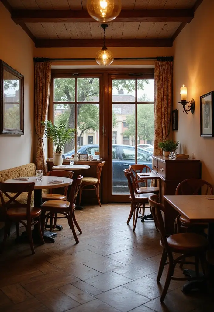 25 French Country Dining Room Designs with Rustic Elegance - 19. Classic French Bistro Feel