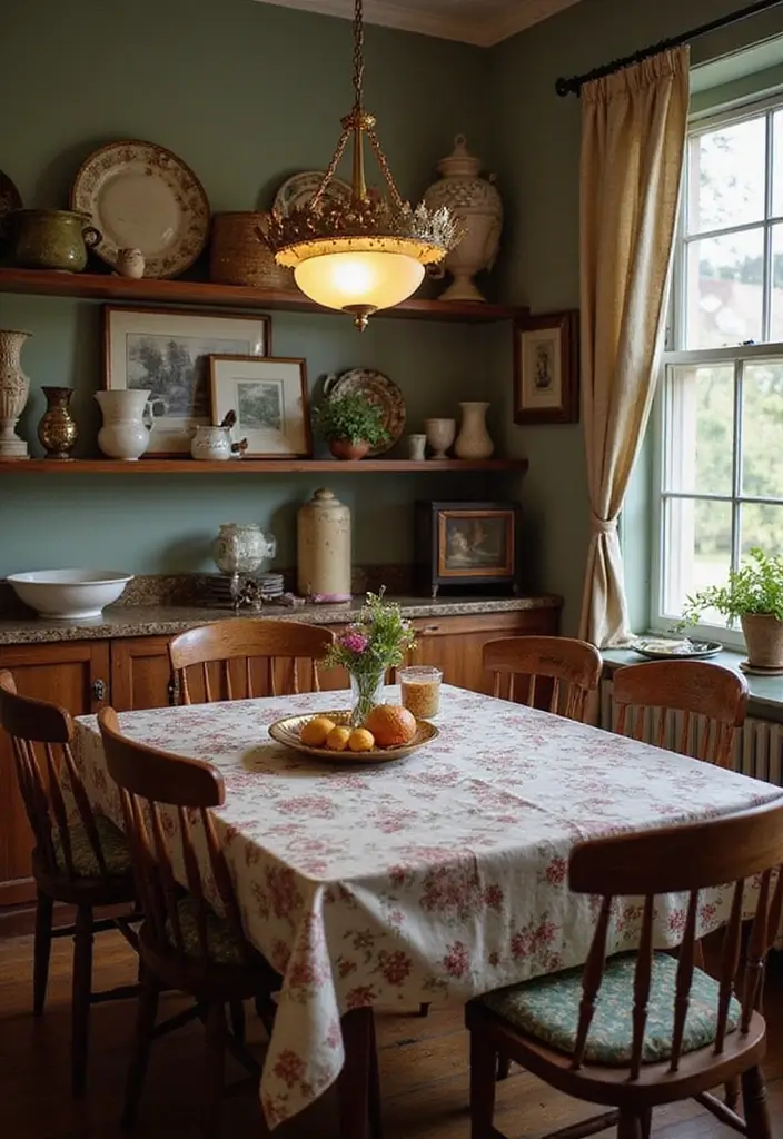 25 French Country Dining Room Designs with Rustic Elegance - 25. Embrace the Vintage