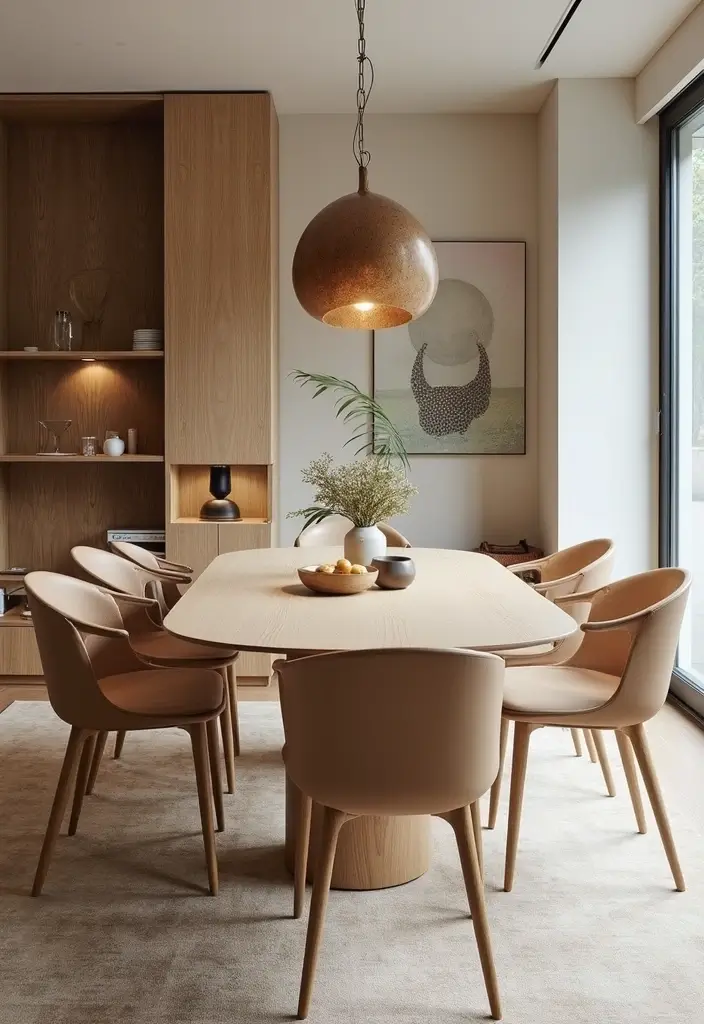 25 Mid Century Modern Dining Room Looks That Stay Trendy - 10. Multi-Functional Spaces