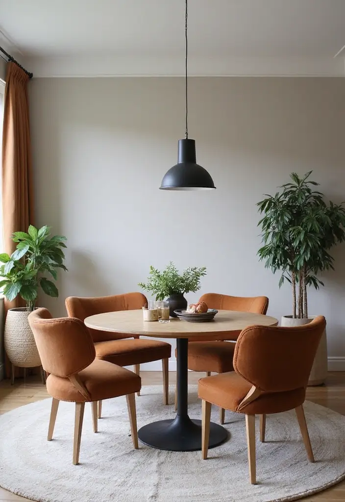 25 Mid Century Modern Dining Room Looks That Stay Trendy - 14. Monochromatic Magic