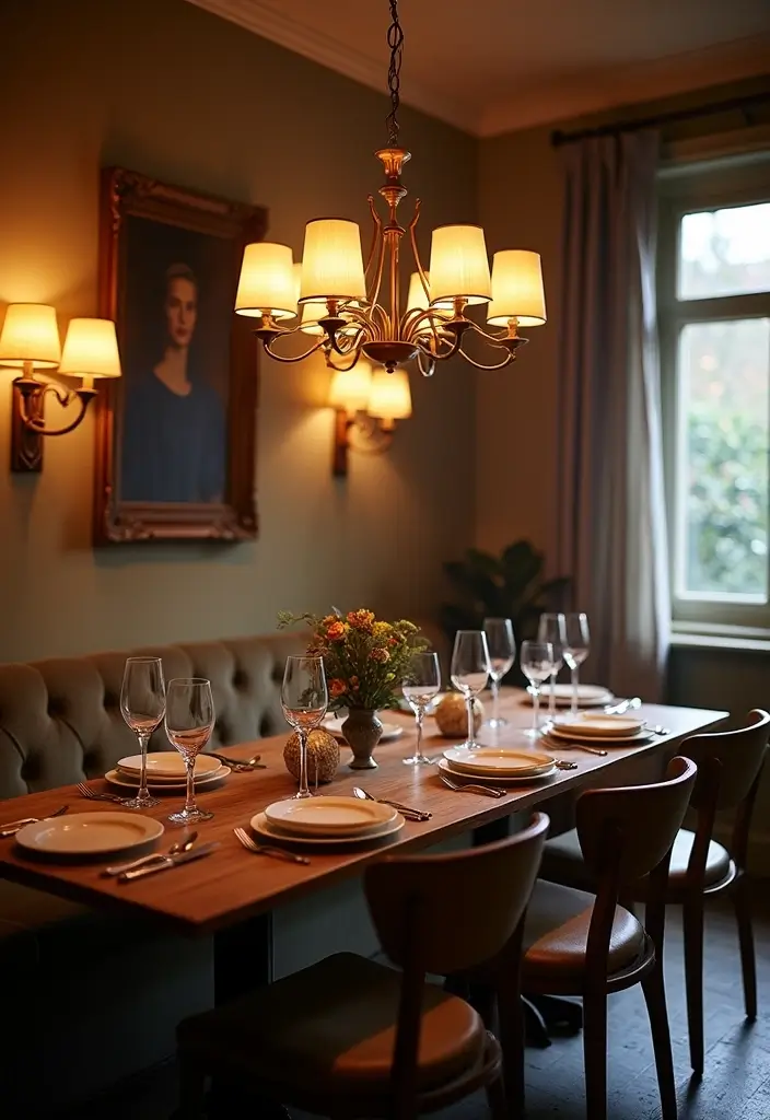 25 Mid Century Modern Dining Room Looks That Stay Trendy - 15. Layered Lighting