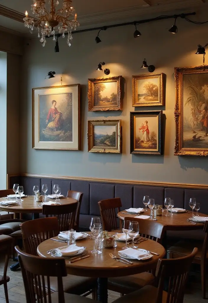 25 Traditional Dining Room Ideas That Never Go Out of Style - 18. Heritage Art Pieces
