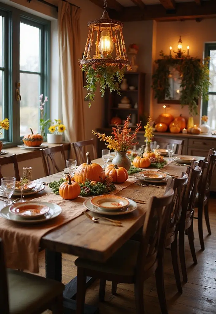 25 Traditional Dining Room Ideas That Never Go Out of Style - 19. Seasonal Decor Changes
