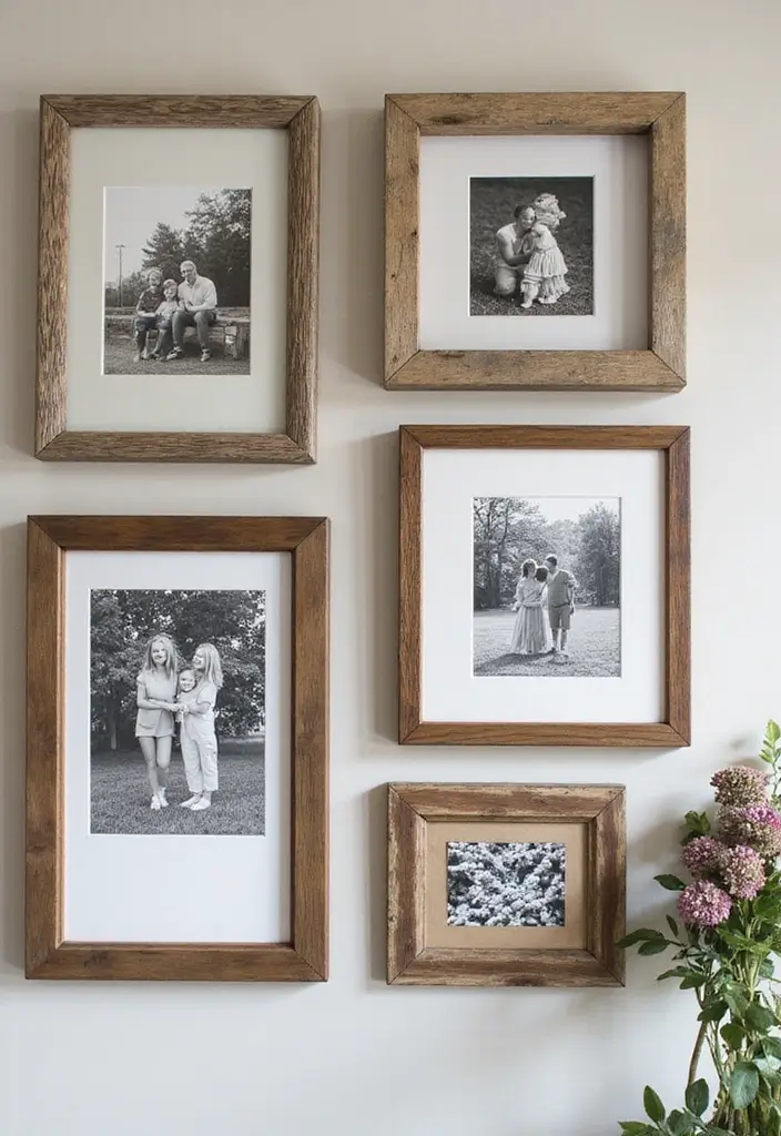 25 Wall Decor for Dining Room Spaces That Wow Guests 1 25 Wall Decor for Dining Room Spaces That Wow Guests - 1. Rustic Wood Frames
