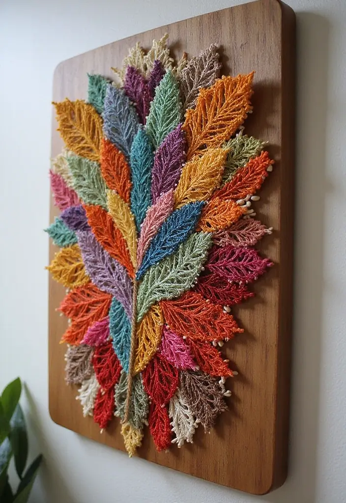 25 Wall Decor for Dining Room Spaces That Wow Guests 13 25 Wall Decor for Dining Room Spaces That Wow Guests - 14. String Art Creations