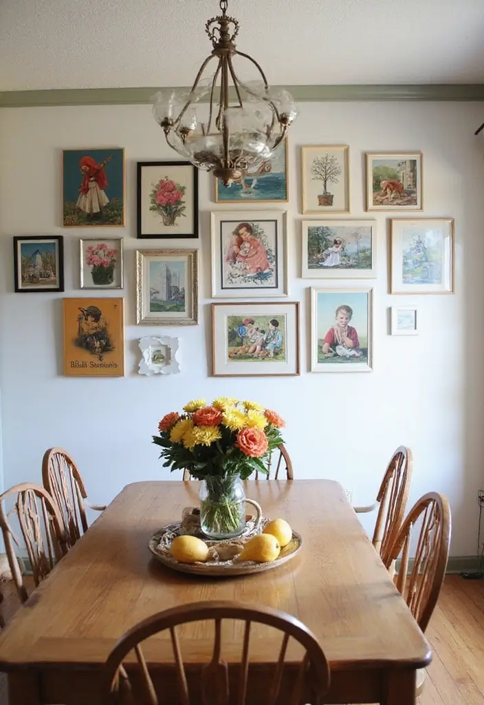 25 Wall Decor for Dining Room Spaces That Wow Guests 15 25 Wall Decor for Dining Room Spaces That Wow Guests - 16. Personal Artwork or DIY Projects