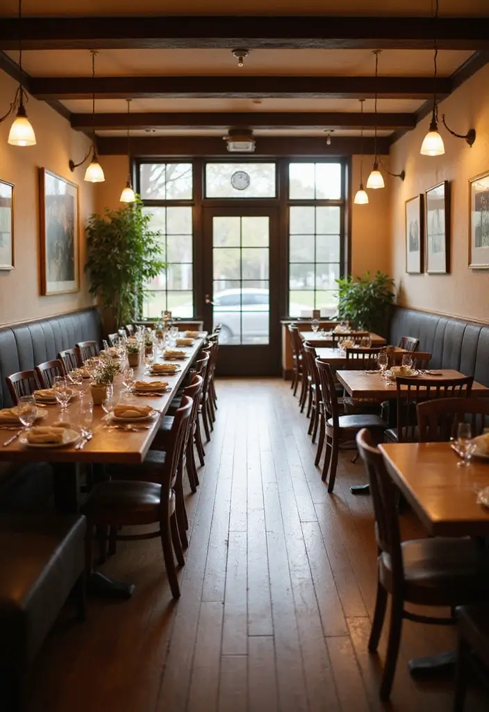 26 Cozy Dining Room Ideas Perfect for Family Gatherings - 18. Efficient Layouts