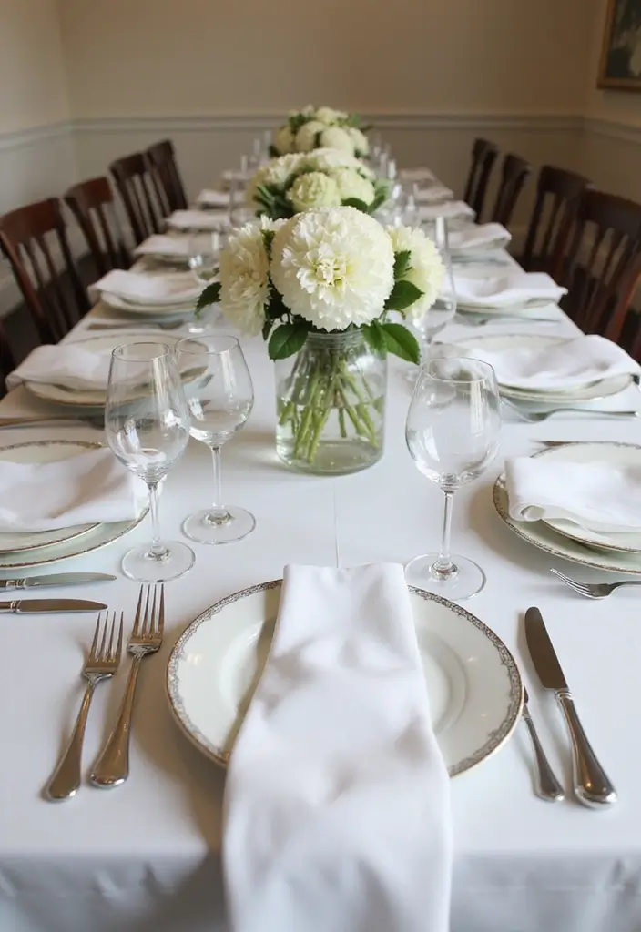 26 Formal Dining Room Designs That Feel Elegant and Timeless - 2. Classic Table Settings