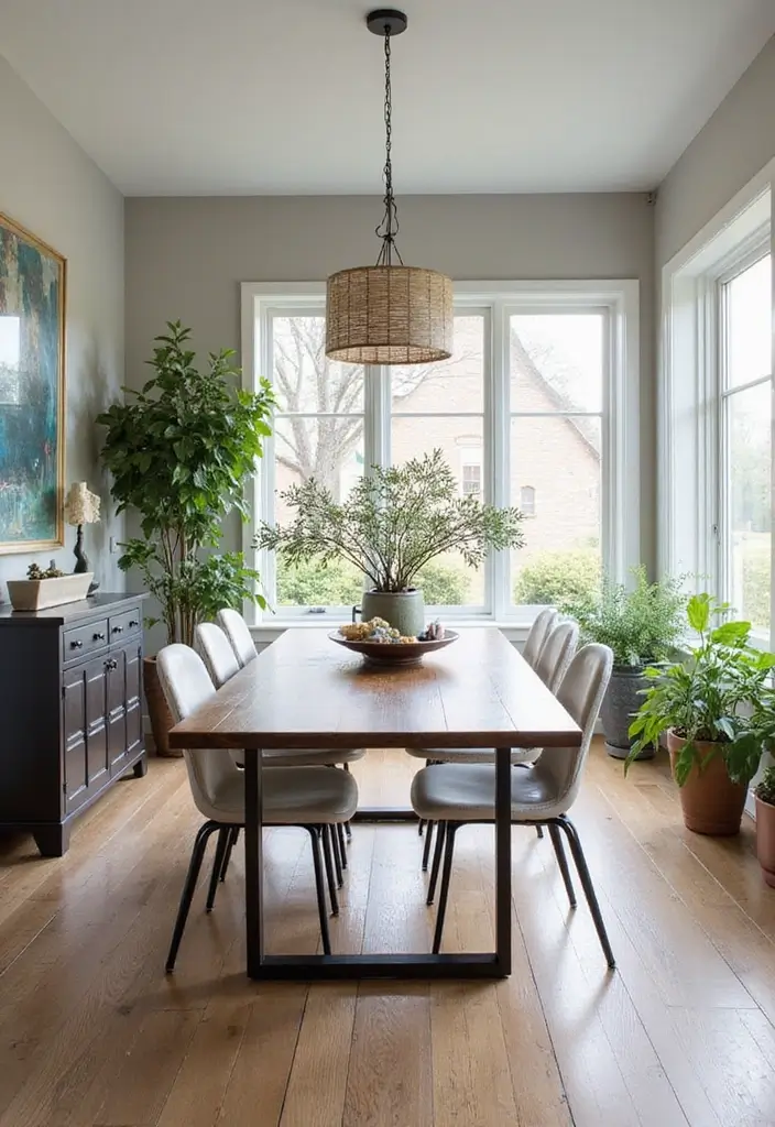 26 Sunroom Dining Room Designs with Natural Light Magic 12 26 Sunroom Dining Room Designs with Natural Light Magic - 12. Modern Farmhouse