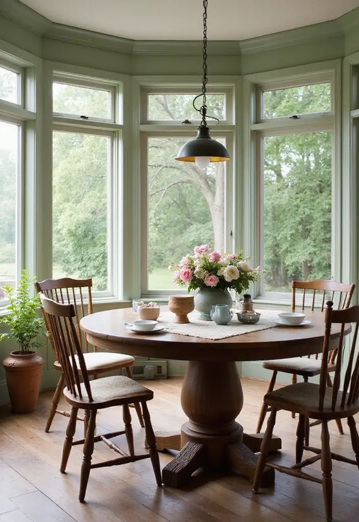 26 Sunroom Dining Room Designs with Natural Light Magic 3 26 Sunroom Dining Room Designs with Natural Light Magic - 3. Vintage Charm