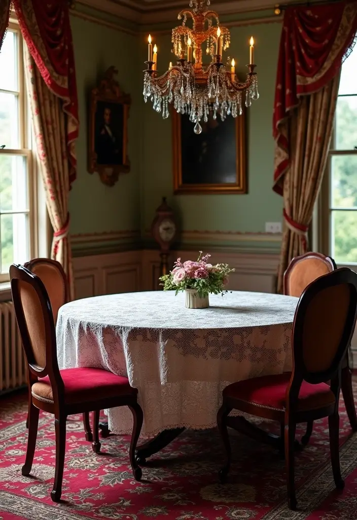26 Victorian Dining Room Inspirations Full of Drama 10 26 Victorian Dining Room Inspirations Full of Drama - 10. Textured Textiles