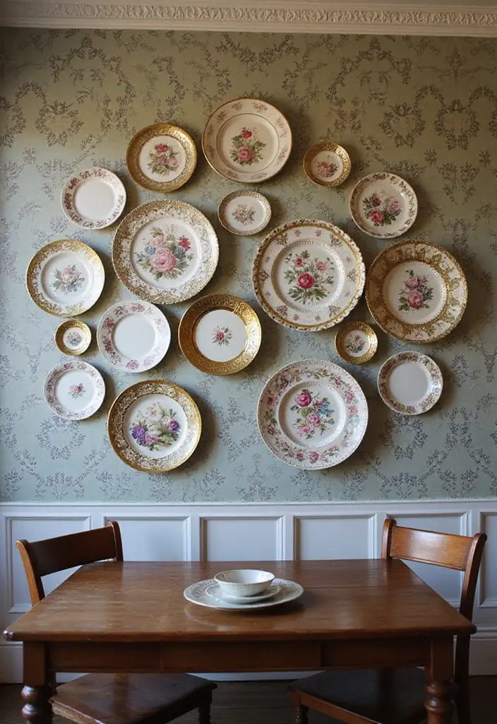 26 Victorian Dining Room Inspirations Full of Drama 15 26 Victorian Dining Room Inspirations Full of Drama - 15. Decorative Plates