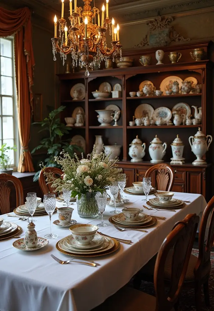 26 Victorian Dining Room Inspirations Full of Drama 18 26 Victorian Dining Room Inspirations Full of Drama - 18. Curated Collectibles