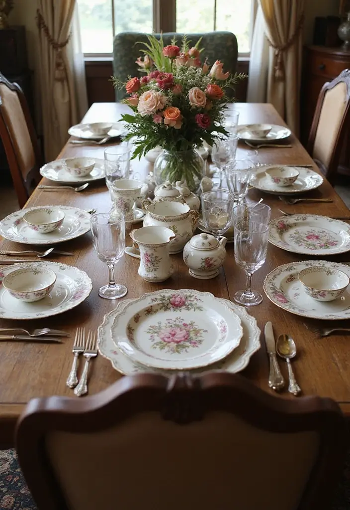 26 Victorian Dining Room Inspirations Full of Drama 2 26 Victorian Dining Room Inspirations Full of Drama - 2. Vintage Table Settings