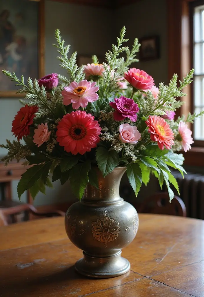 26 Victorian Dining Room Inspirations Full of Drama 21 26 Victorian Dining Room Inspirations Full of Drama - 21. Floral Arrangements