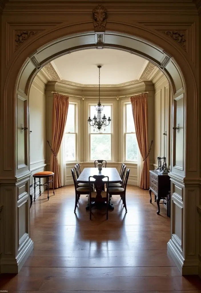 26 Victorian Dining Room Inspirations Full of Drama 22 26 Victorian Dining Room Inspirations Full of Drama - 22. Architectural Details