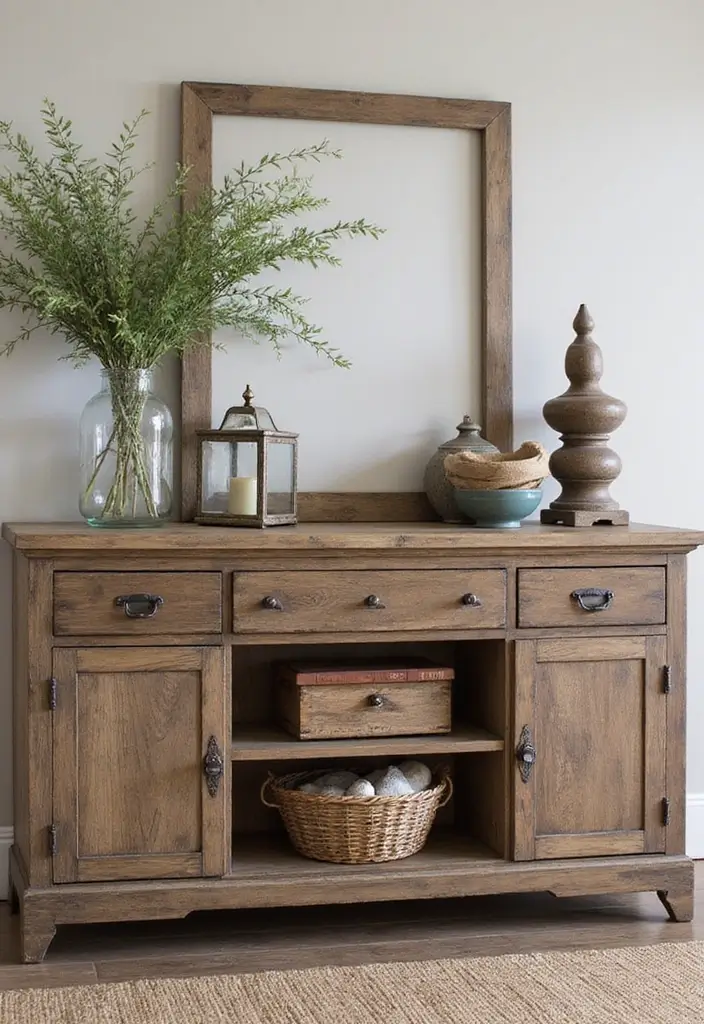 27 Dining Room Buffet Styling Tricks That Look Designer - 1. Layered Textures for Depth