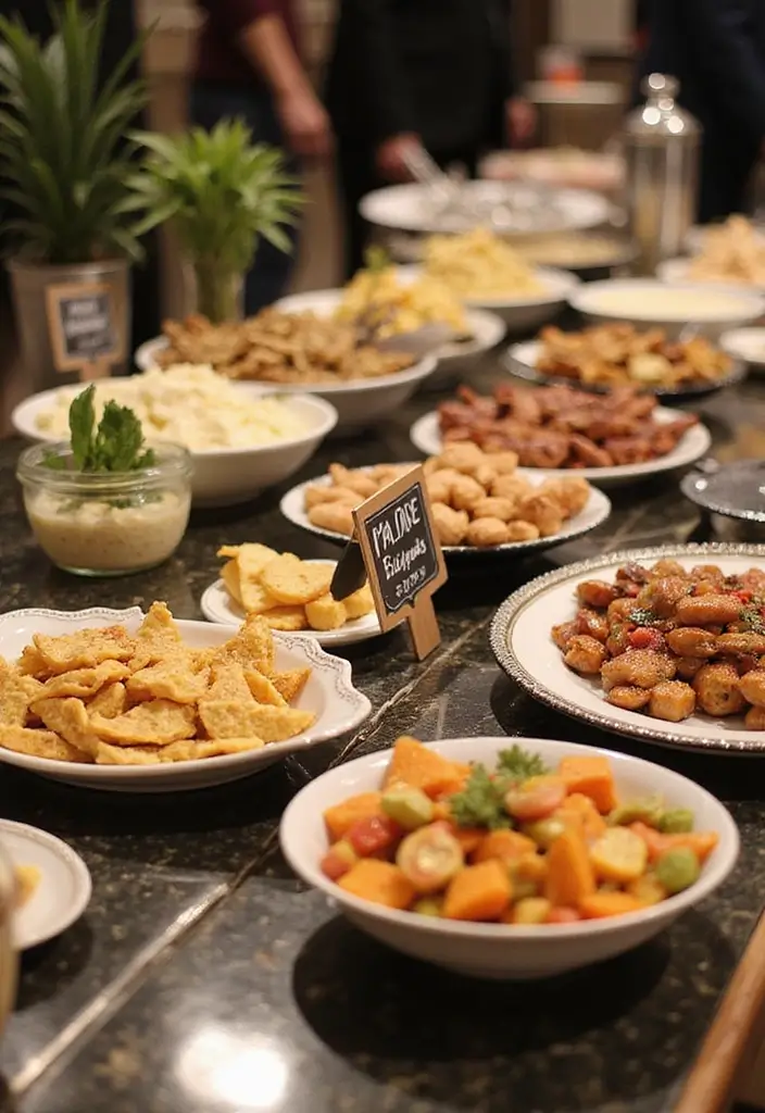 27 Dining Room Buffet Styling Tricks That Look Designer - 16. Creative Labeling