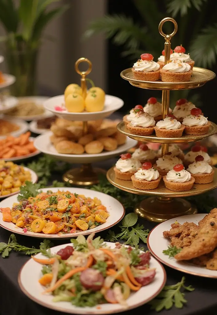 27 Dining Room Buffet Styling Tricks That Look Designer - 20. Artful Food Presentation