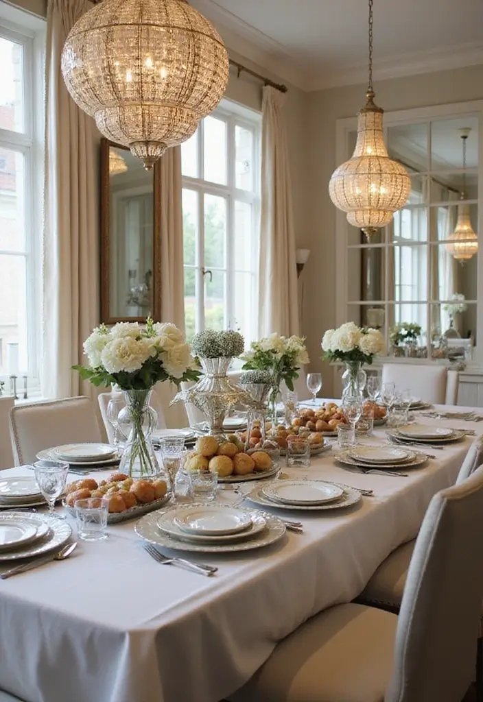27 Dining Room Buffet Styling Tricks That Look Designer - 23. Mirror Accents