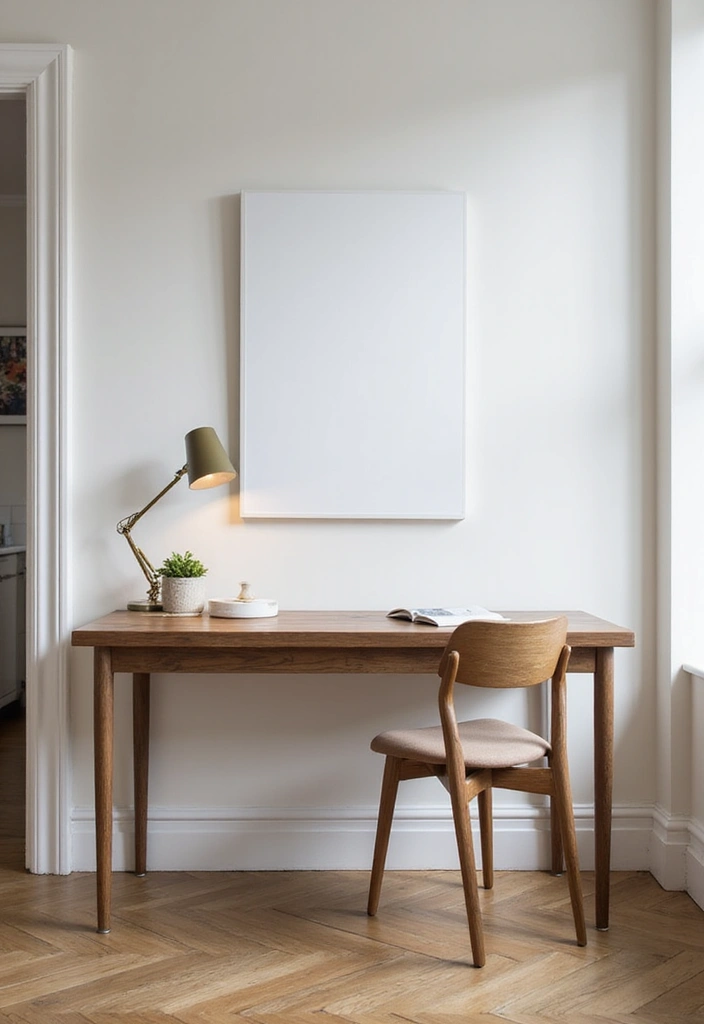 27 Dining Room and Office Combo Hacks That Save Space - 13. Wall-Mounted Desk