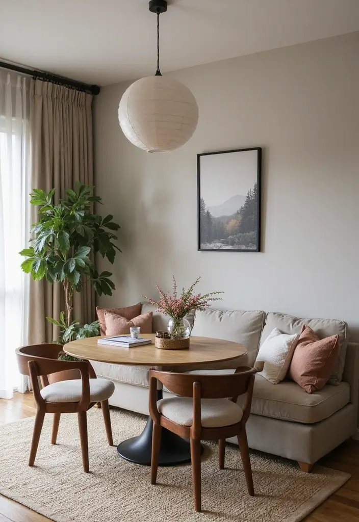 27 Dining Room and Office Combo Hacks That Save Space - 27. Create a Cozy Nook