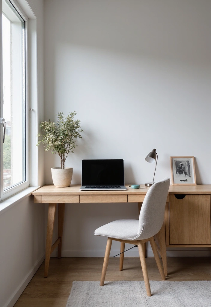 27 Dining Room and Office Combo Hacks That Save Space - 6. Compact Desk