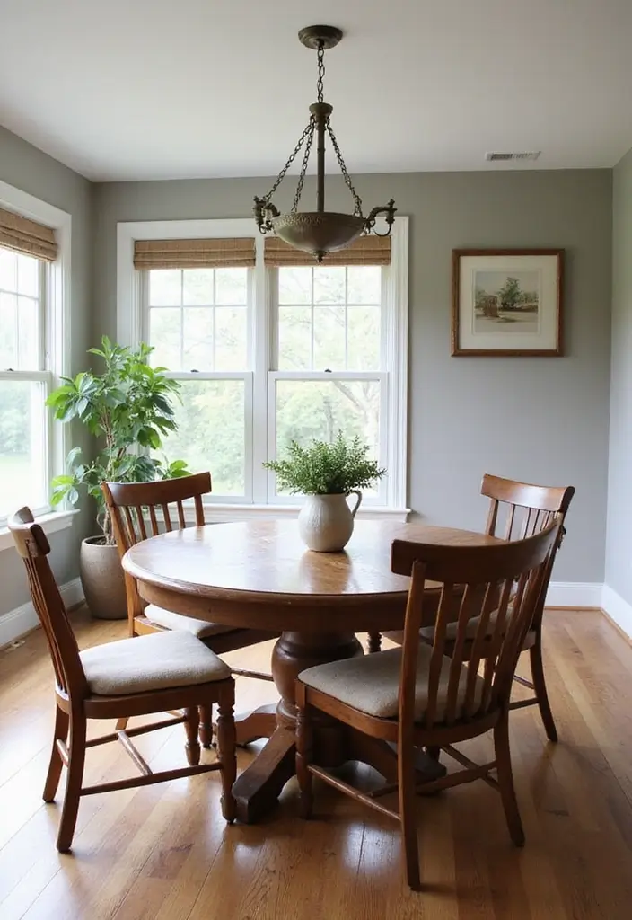 27 Farmhouse Dining Room Ideas for a Warm Rustic Look 15 27 Farmhouse Dining Room Ideas for a Warm Rustic Look - 15. Family-Friendly Features
