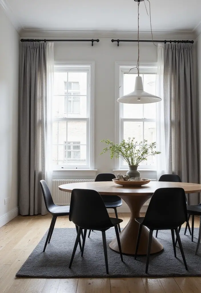 27 Grey Dining Room Designs That Feel Calm and Elegant - 11. Layered Grey Shades