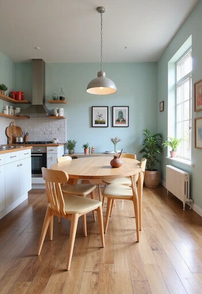 27 Kitchen and Dining Room Ideas That Maximize Space - 10. Color Psychology in Small Spaces