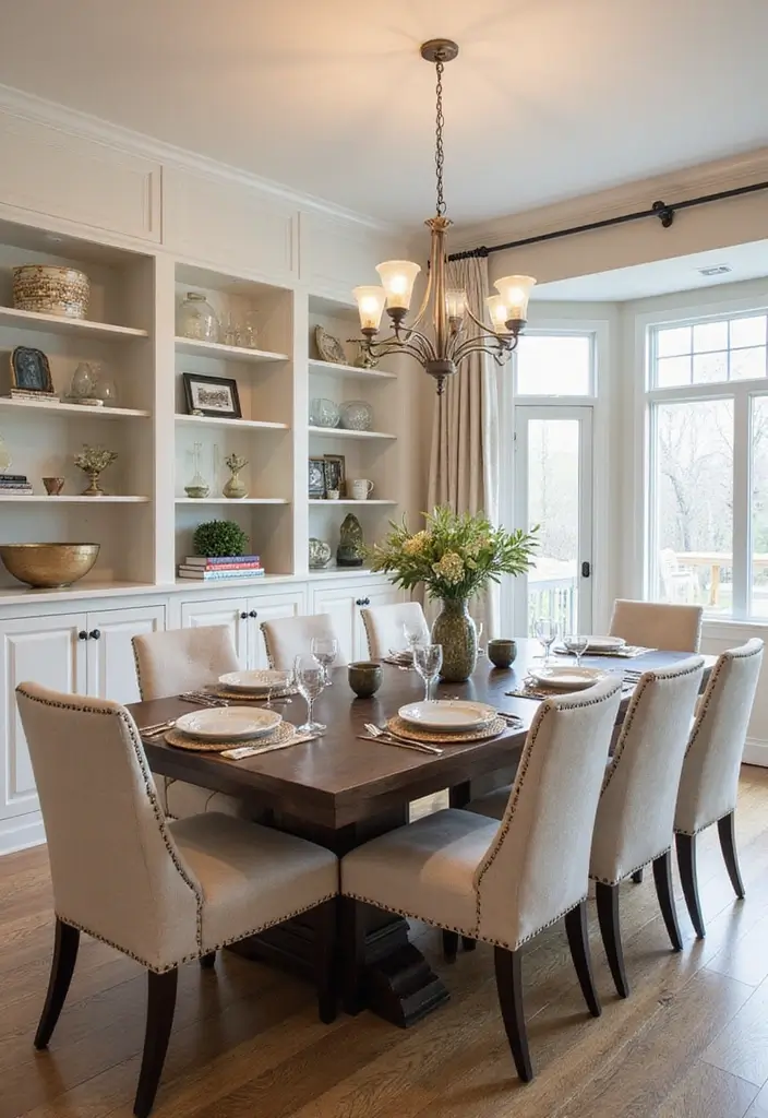 27 Kitchen and Dining Room Ideas That Maximize Space - 15. Customized Dining Storage Solutions
