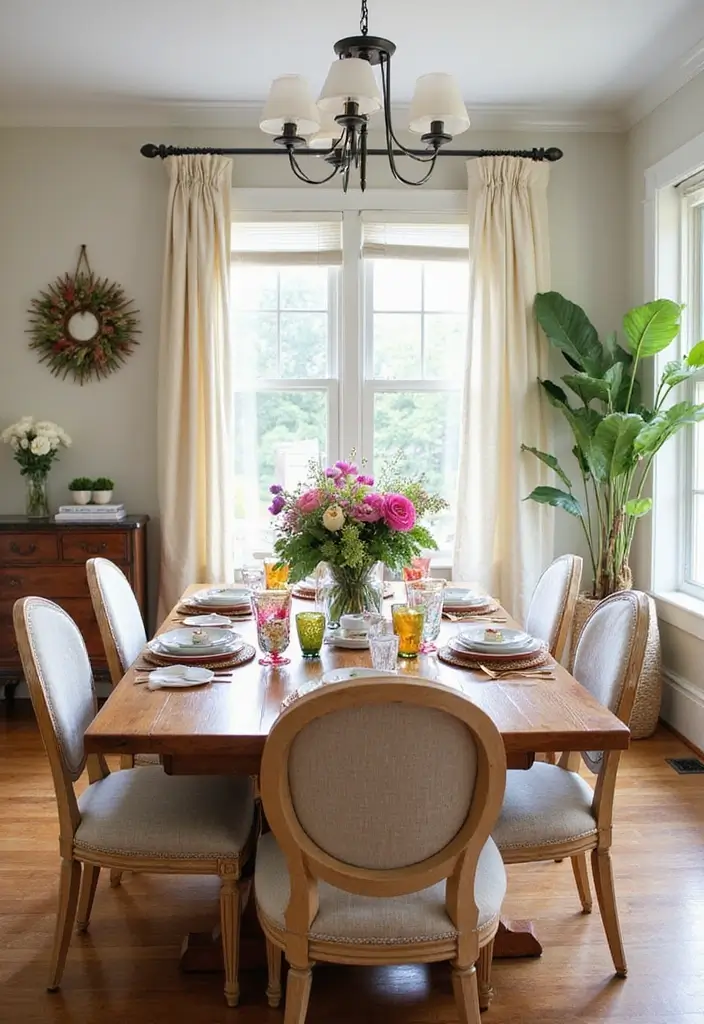 27 Kitchen and Dining Room Ideas That Maximize Space - 21. Seasonal Decor Swaps