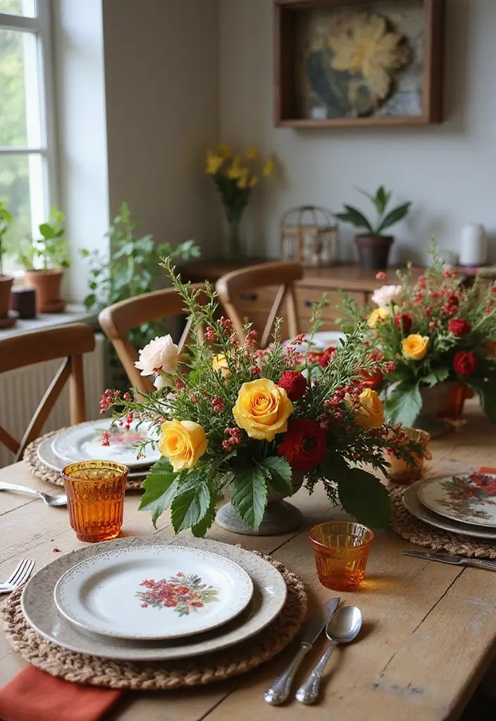 27 Small Dining Room Decor Hacks That Save Space - 15. Seasonal Decor Updates