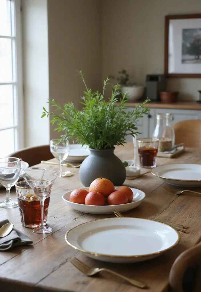 27 Small Dining Room Decor Hacks That Save Space - 26. Functional Centerpieces