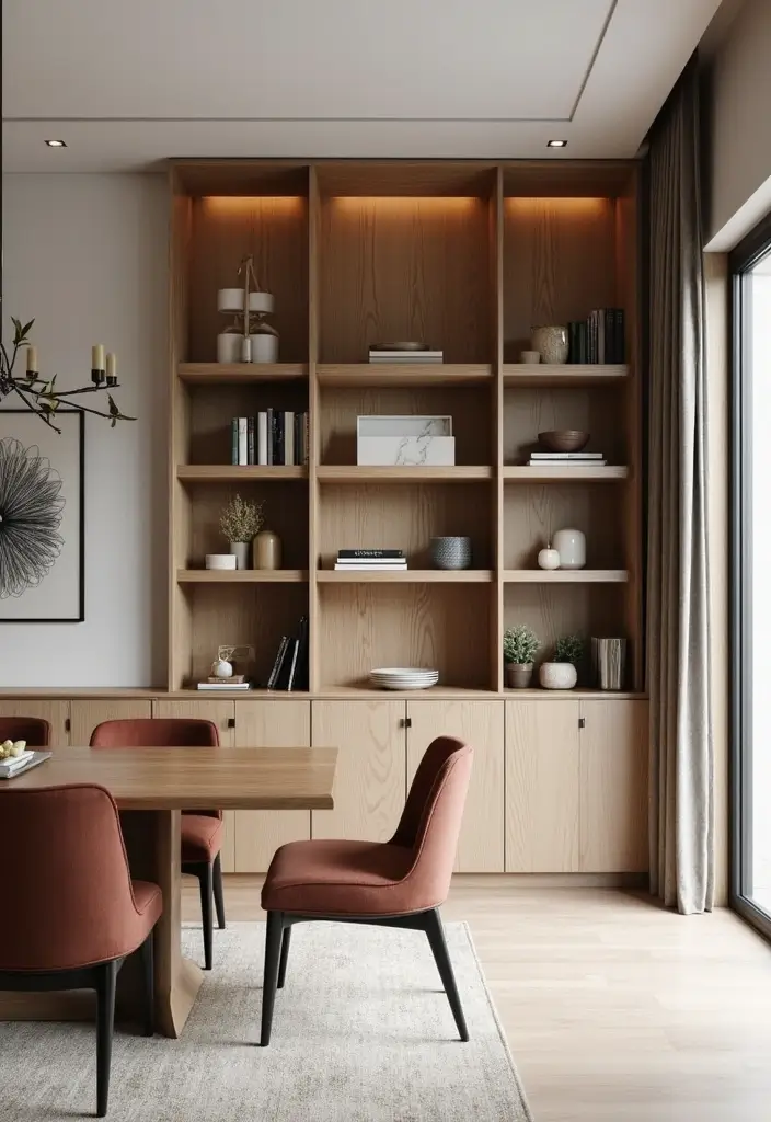 27 Small Dining Room Decor Hacks That Save Space - 4. Vertical Storage Solutions