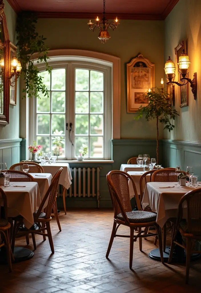 27 Vintage Dining Room Looks That Bring Back Charm - 10. Classic French Bistro