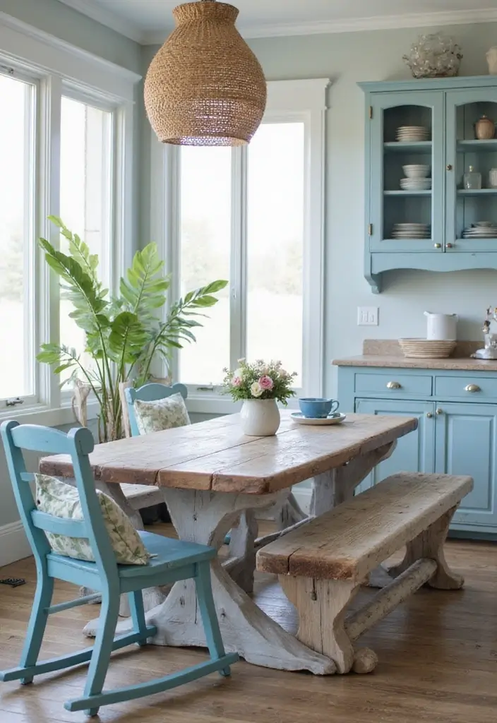 27 Vintage Dining Room Looks That Bring Back Charm - 12. Vintage Nautical