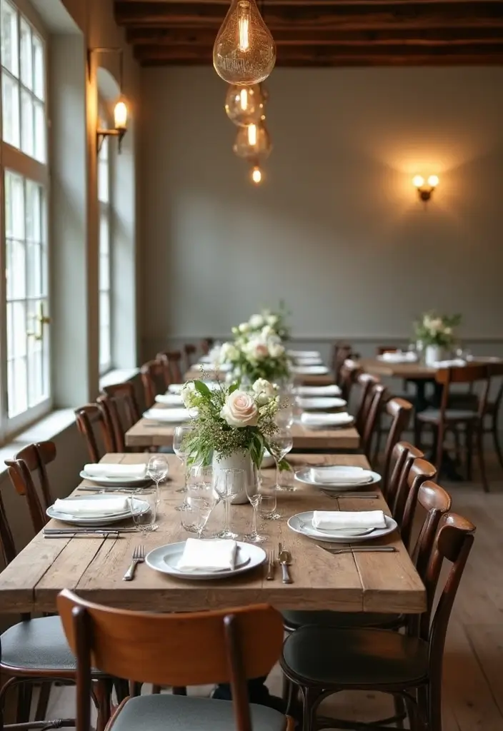27 Vintage Dining Room Looks That Bring Back Charm - 24. Vintage Farmhouse Chic