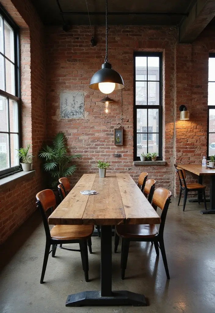 27 Vintage Dining Room Looks That Bring Back Charm - 8. Vintage Industrial