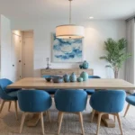 28 Blue Dining Room Styles That Balance Bold and Relaxing