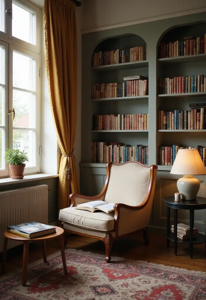 28 Dining Room Corner Ideas That Make the Most of Space - 10. Cozy Reading Nook