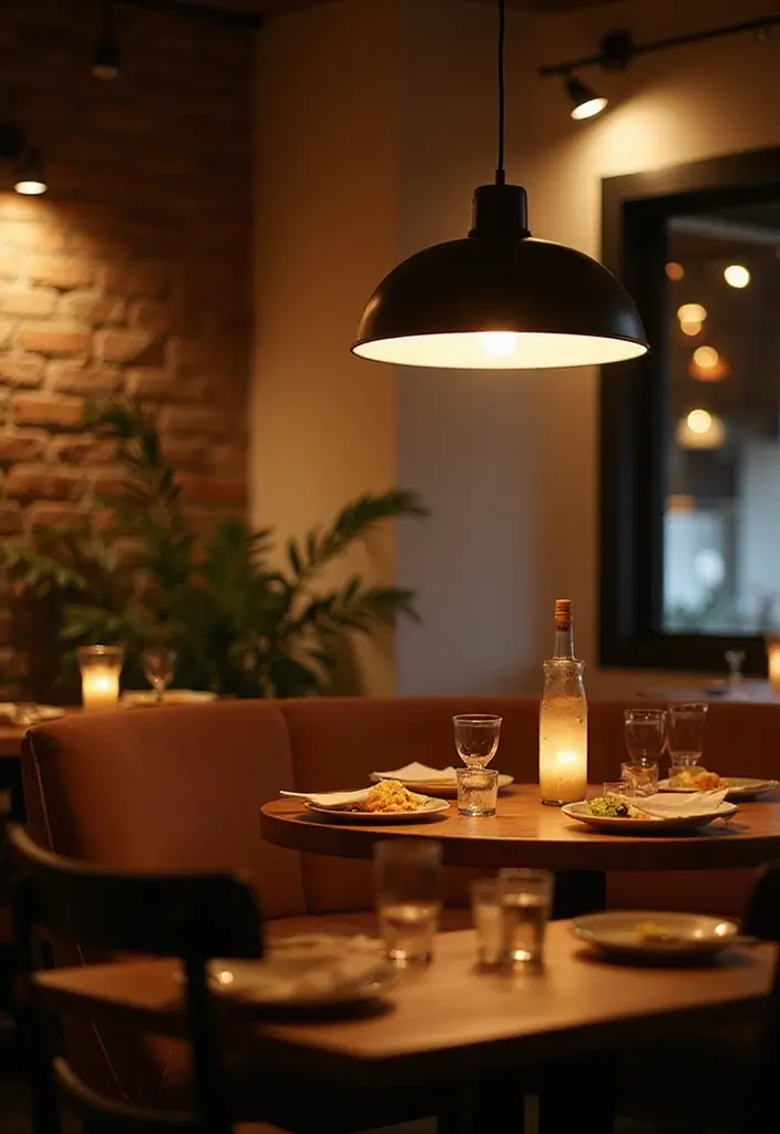 28 Dining Room Corner Ideas That Make the Most of Space - 18. Play with Lighting