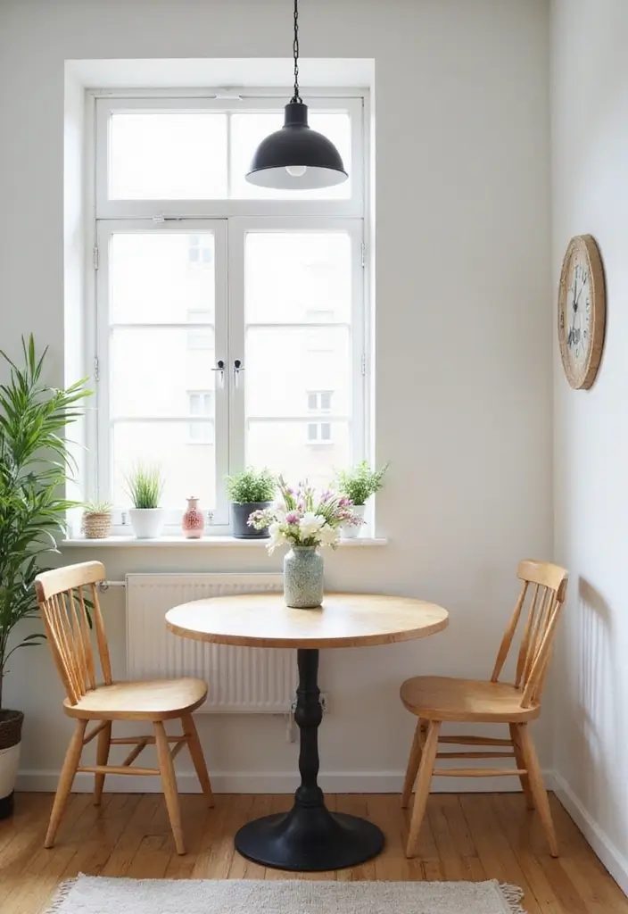 28 Dining Room Corner Ideas That Make the Most of Space - 7. Mini Dining Nook