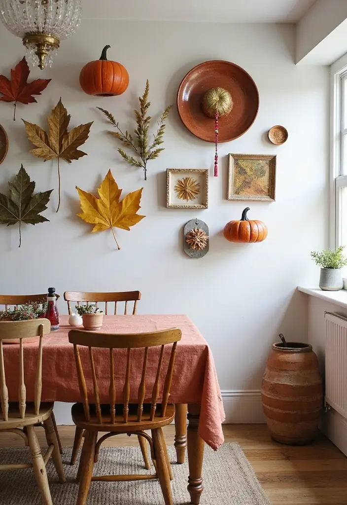 28 Dining Room Wall Decor Trends That Make a Statement 28 28 Dining Room Wall Decor Trends That Make a Statement - 28. Seasonal Decor