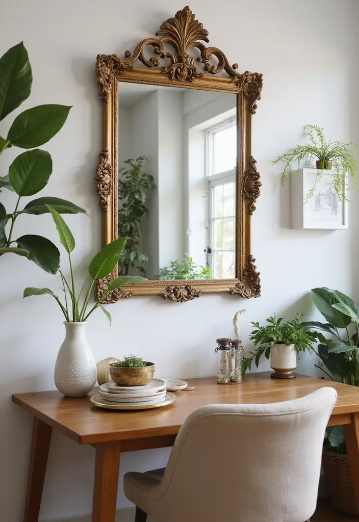 28 Dining Room Wall Decor Trends That Make a Statement 7 28 Dining Room Wall Decor Trends That Make a Statement - 7. Decorative Mirrors